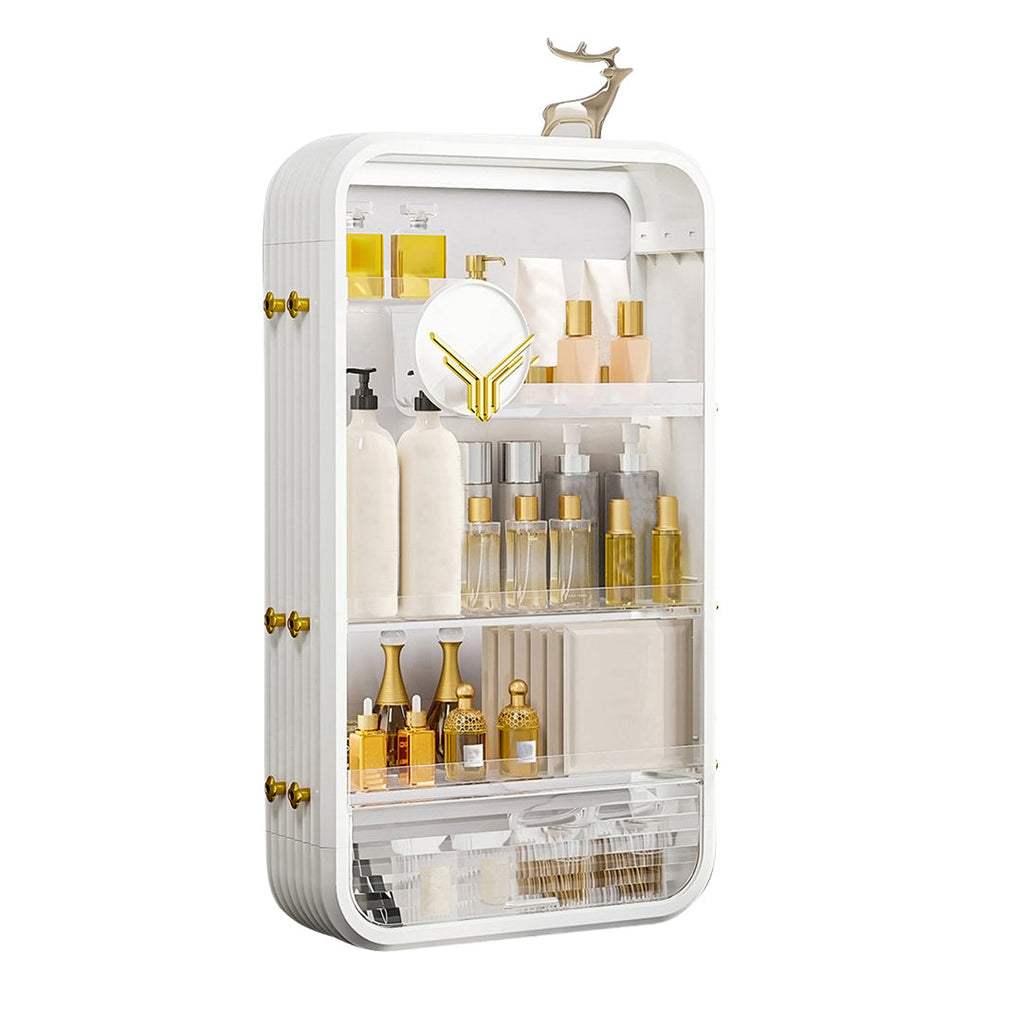 SOGA White Multi Tier Cosmetic Storage Rack Bathroom Vanity Tray Display Stand Organiser $ 105.50