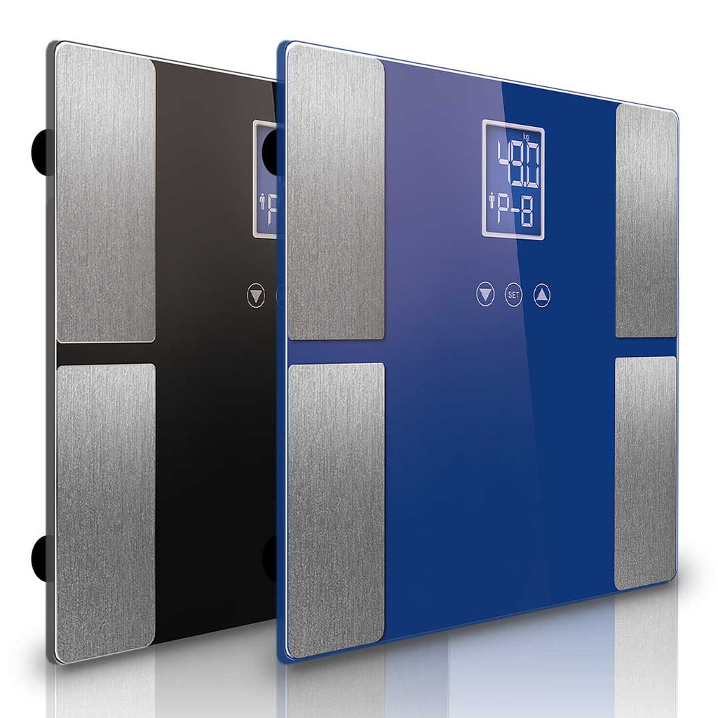 SOGA Digital Electronic LCD Bathroom Body Fat Scale Weighing Scales Weight Monitor Black/Blue $ 60.90