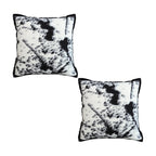 SOGA 2X 50cm Throw Pillow Black and White Leopard Thick Premium Polyester Fiber for Home Decor $ 133.90
