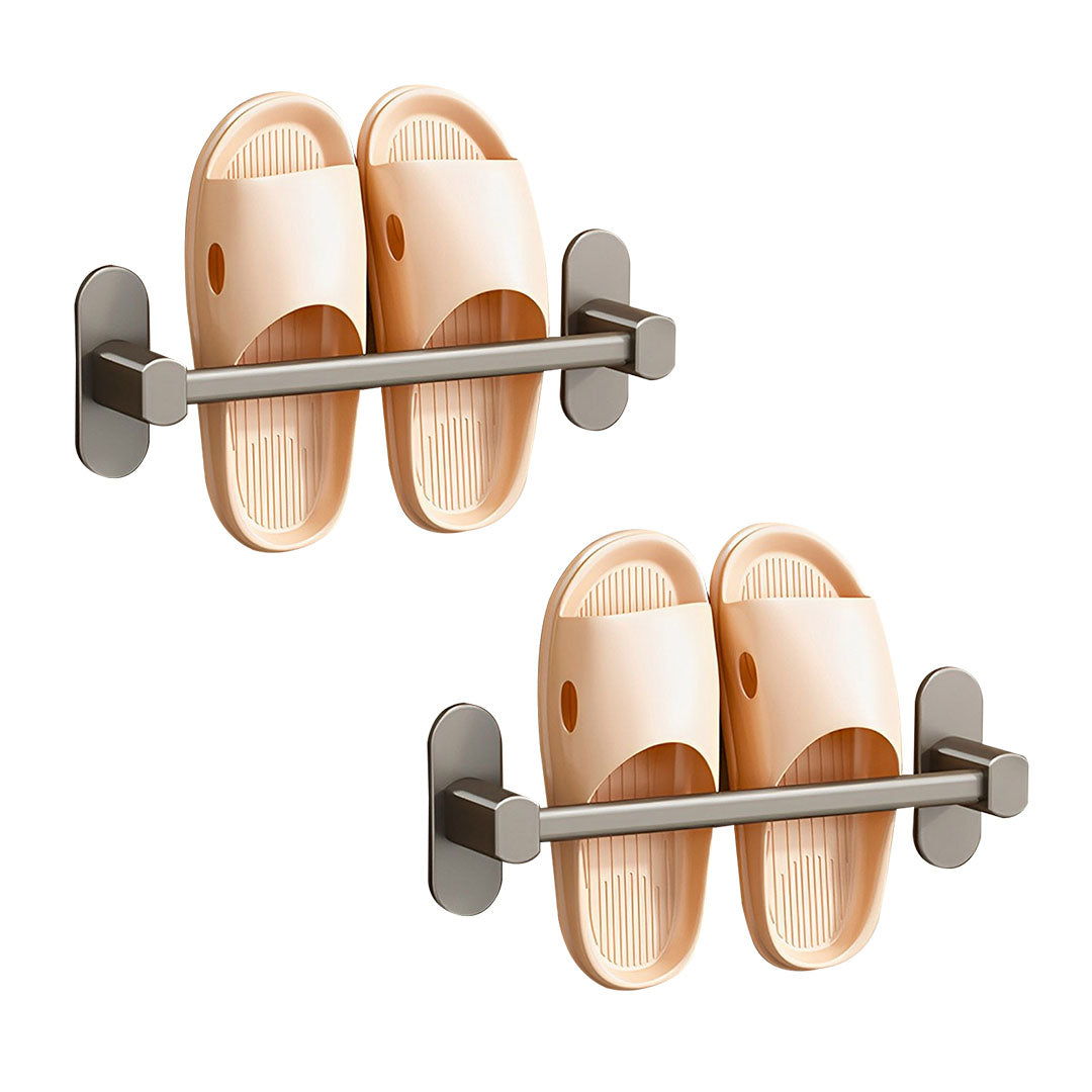SOGA 2X 29cm Wall-Mounted Slipper Organiser Adhesive Storage Space-Saving Wall Rack $ 58.50