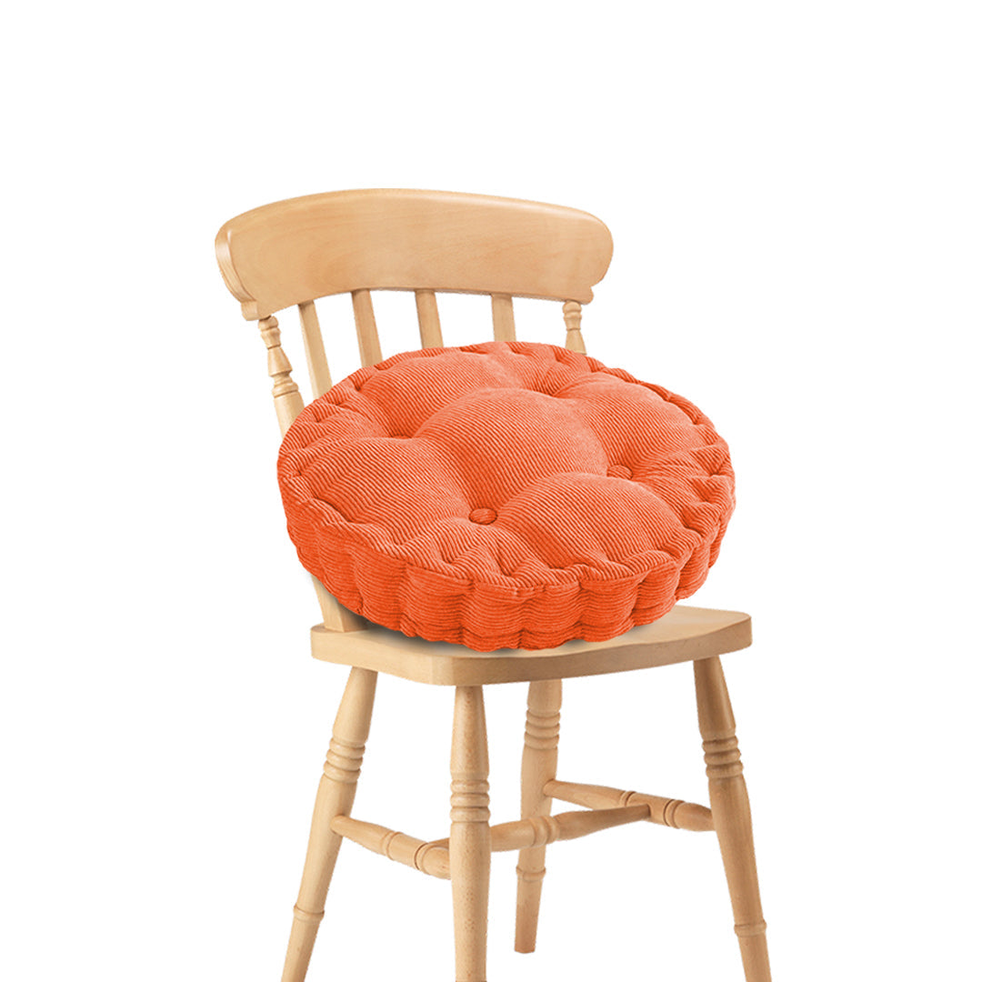 SOGA Orange Round Cushion Soft Leaning Plush Backrest Throw Seat Pillow Home Office Decor $ 22.50