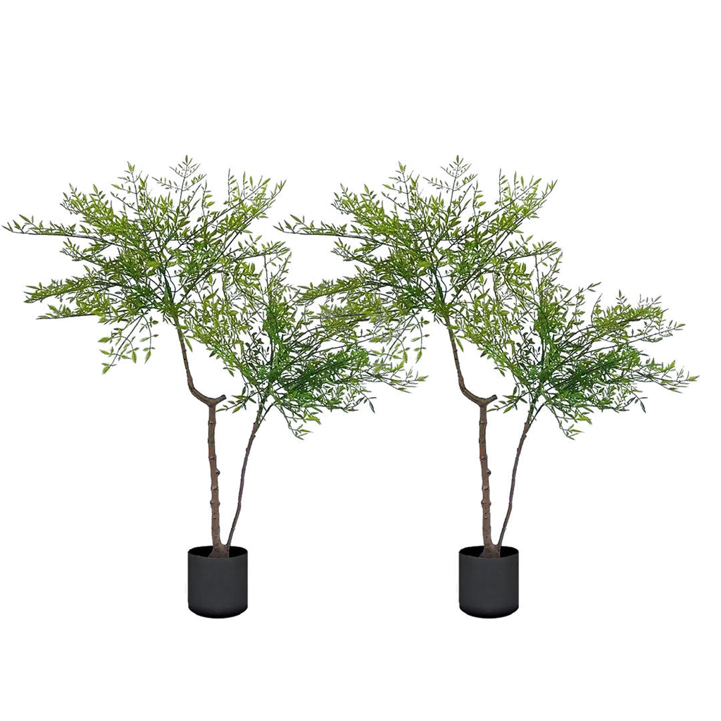 SOGA 2X 120cm Nandina Heavenly Bamboo Tree Artificial Plant Home Accent Decor $ 269.50