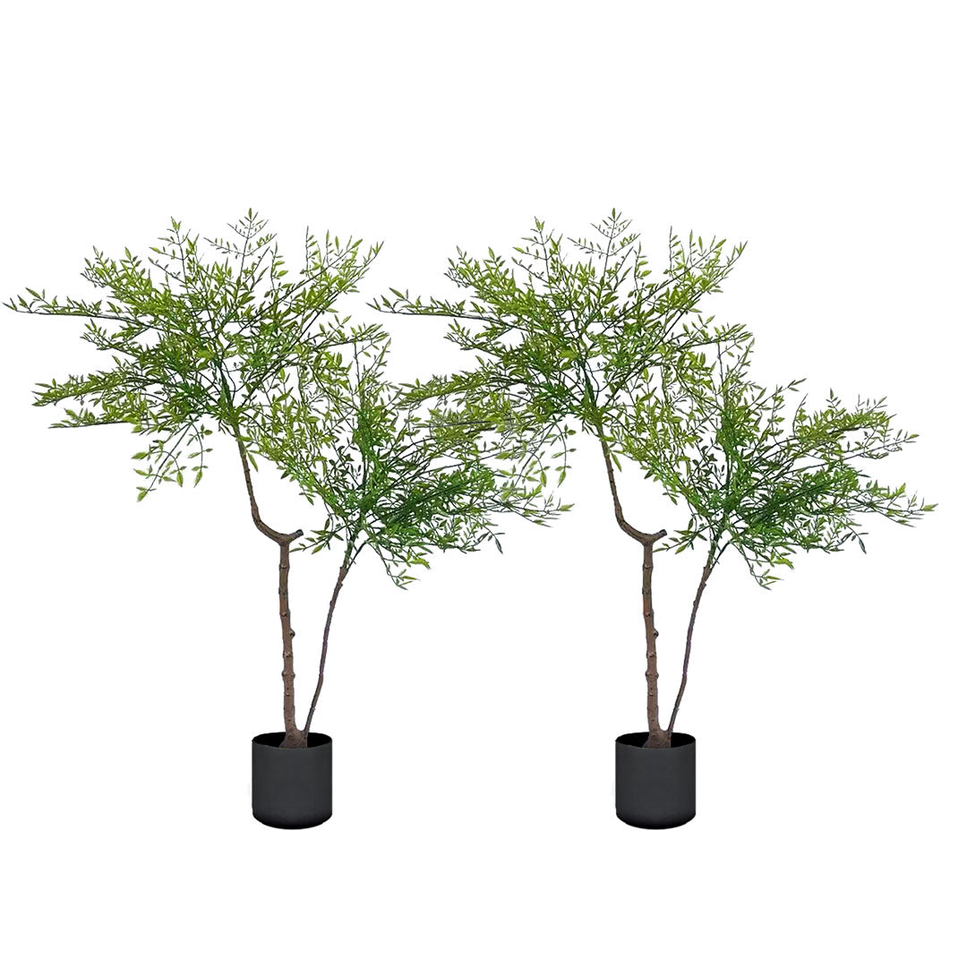 SOGA 2X 120cm Nandina Heavenly Bamboo Tree Artificial Plant Home Accent Decor $ 269.50