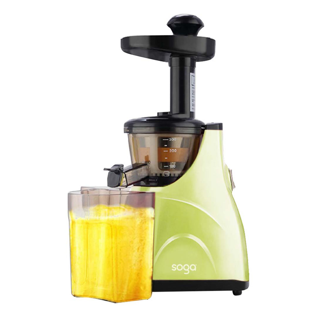 SOGA Cold Press Slow Juicer Fruit Vegetable Processor Juice Extractor Green $ 133.50