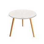 SOGA 60x60cm White Small Side Coffee Table Living Room Balcony Home Décor Style $ 68.90