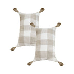 SOGA 2X 30CM Pillow Lumbar Cover Decorative Plaid Farmhouse Cushion Throw Pillow $ 107.90
