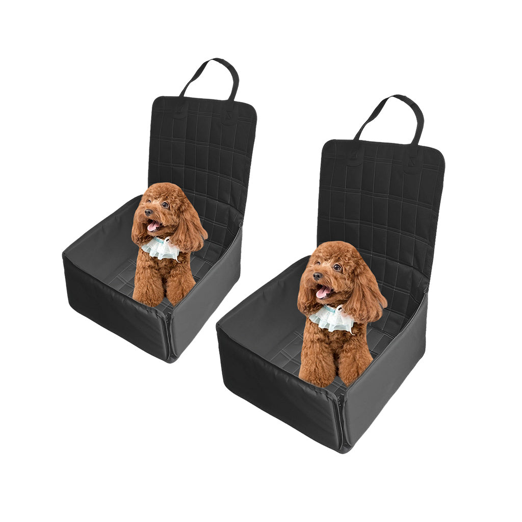 SOGA 2X Black Car Pet Sitting Bag Breathable Safety Travel Portable Carrier Pouch Travel Essentials $ 75.50