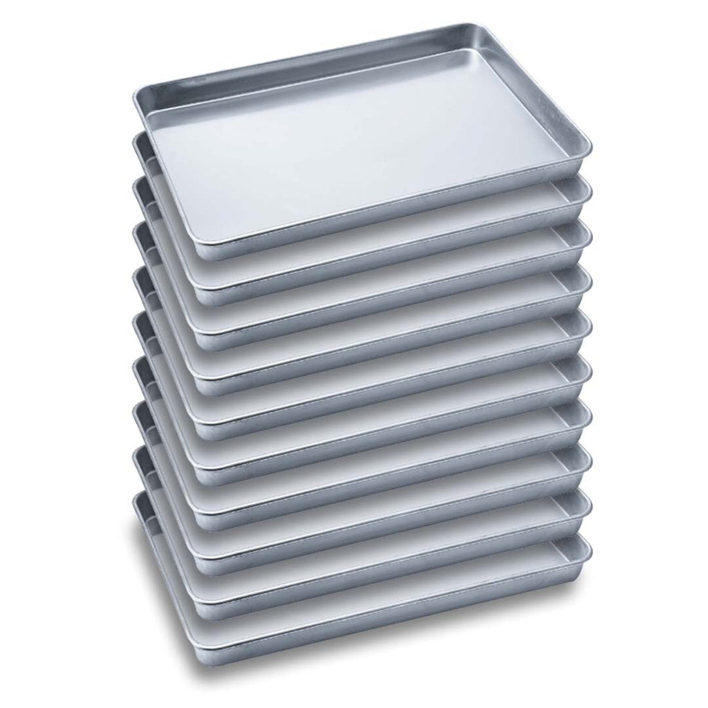 SOGA 10X Aluminium Oven Baking Pan Cooking Tray for Baker Gastronorm 60*40*5cm $ 188.90