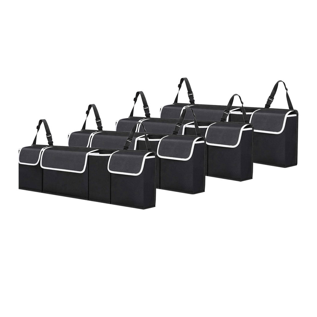 SOGA 4X Oxford Cloth Car Storage Trunk Organiser Backseat Multi-Purpose Interior Accessories Black $ 135.50