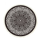 SOGA 120cm Mandala Modern Ethnic Tassel Print Anti-slip Doormat, Home Decor $ 73.50