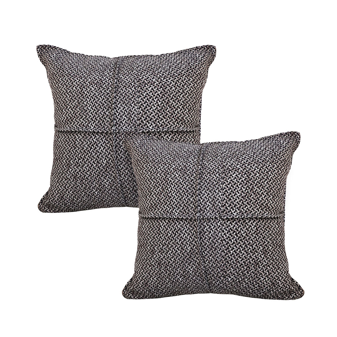 SOGA 2X 45cm Modern Herringbone Textured Woven Square Throw Pillow $ 118.90