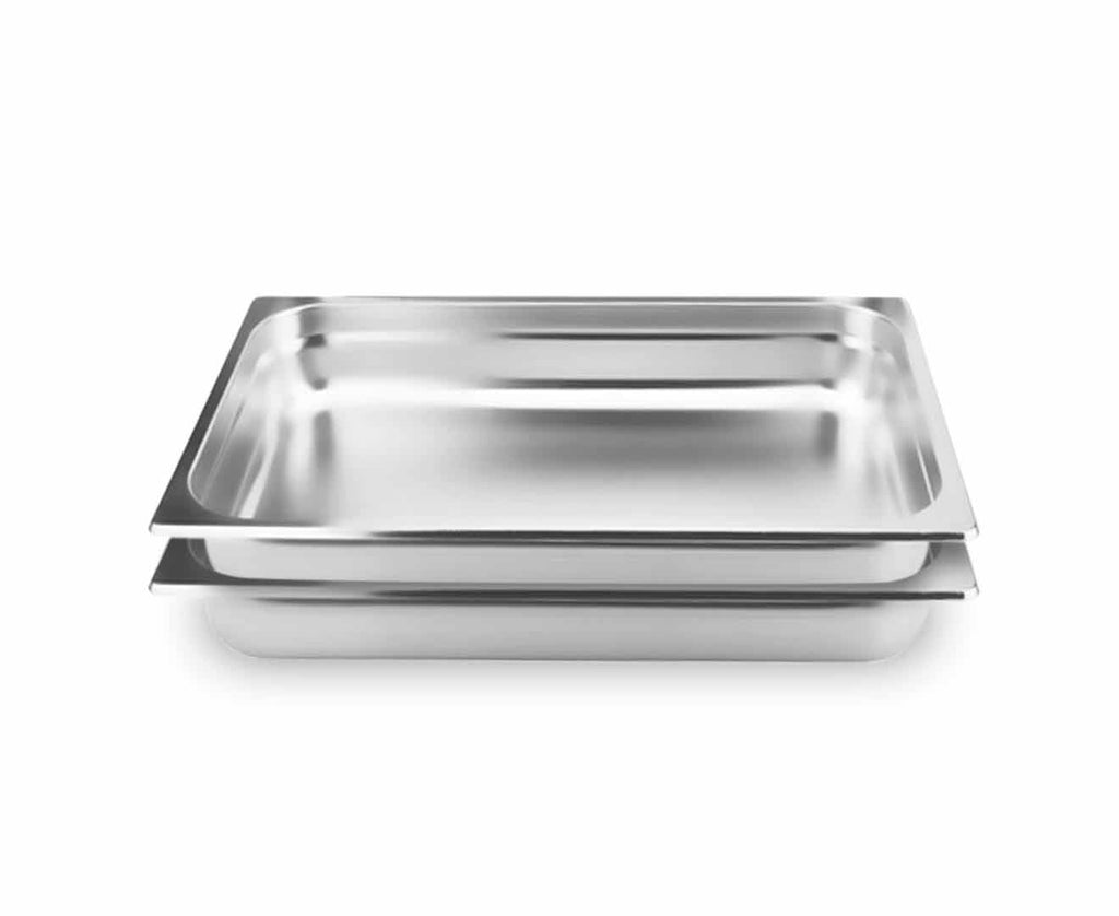 SOGA 2X Gastronorm GN Pan Full Size 1/1 GN Pan 10cm Deep Stainless Steel Tray $ 66.90