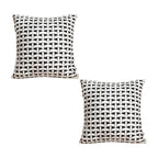 SOGA 2X 50cm Black & White Pattern Throw Pillow Thick Comfort Pro Polyester Fiber Cotton for Home Decor $ 129.50
