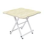SOGA Light Wood Minimalist Cat Ear Folding Table Indoor Outdoor Portable Stall Desk Home Decor $ 66.90