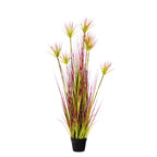 SOGA 120cm Purple-Red Artificial Indoor Potted Papyrus Plant Tree Fake Simulation Decorative $ 166.90