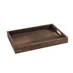 SOGA Medium Walnut Rectangle Wooden Tray Breakfast Dinner Serving Board Tea Set Holder Kitchen Home Decor $ 35.50