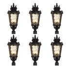 Vintage Lantern 6X 63.5cm Outdoor Post Lantern Light Classic Charm Elegant Patio Antique Inspired Outdoor Lighting