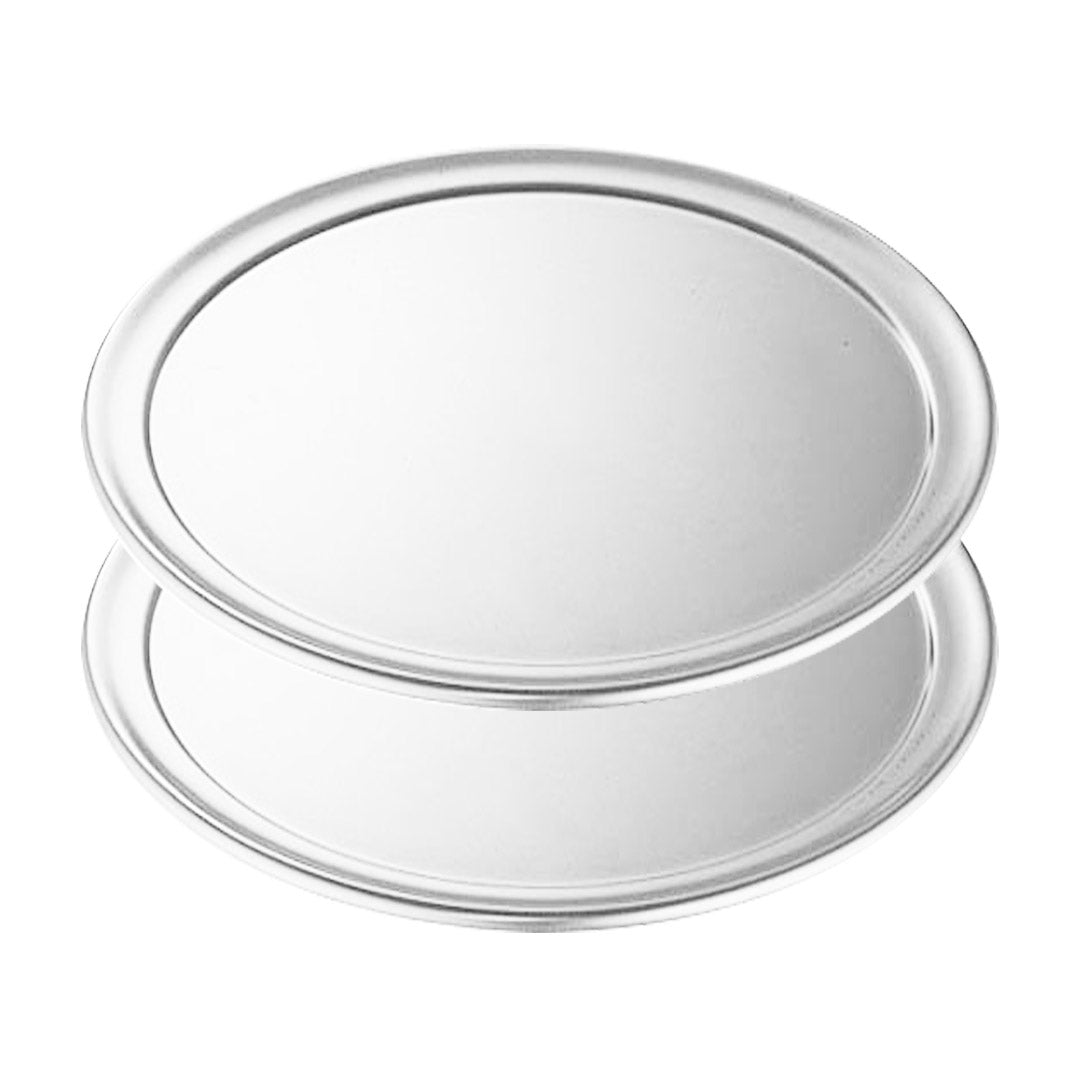 SOGA 2X 8-inch Round Aluminum Steel Pizza Tray Home Oven Baking Plate Pan $ 38.90