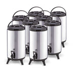 SOGA 8 x 12L Portable Insulated Cold/Heat Coffee Tea Beer Barrel Brew Pot With Dispenser $ 626.90