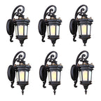 Vintage Lantern 6X 62cm Wall Light Elegant Aluminum & Glass Design Classic Outdoor Lighting Rustic Vintage Style $ 3099.50