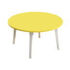 SOGA Yellow Portable Floor Table Small Round Space-Saving Mini Desk Home Decor $ 66.90