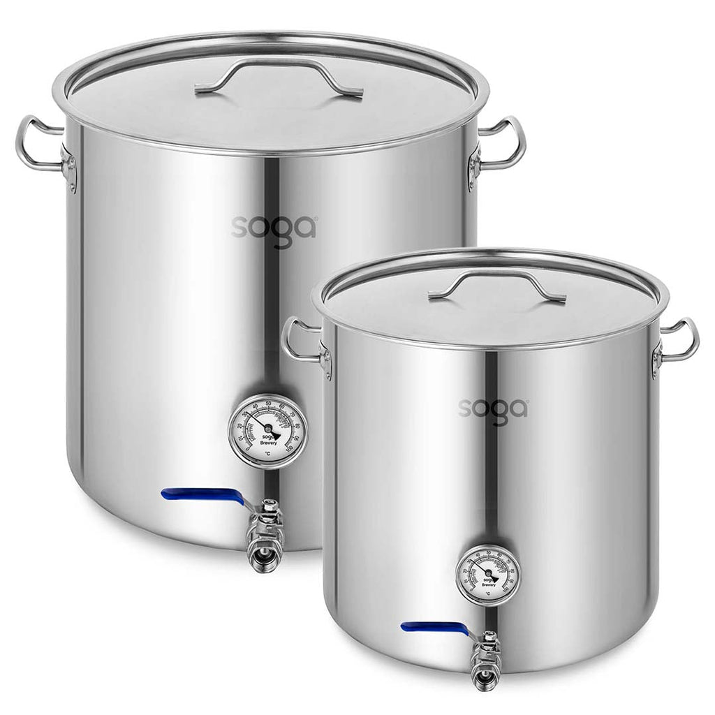 SOGA Stainless Steel Brewery Pot 33L 71L With Beer Valve 35CM 45CM $ 580.90