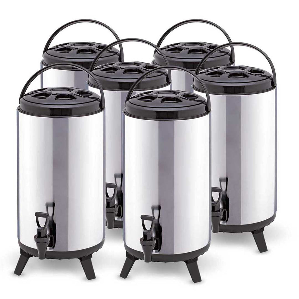 SOGA 6X 16L Portable Insulated Cold/Heat Coffee Tea Beer Barrel Brew Pot With Dispenser $ 561.50