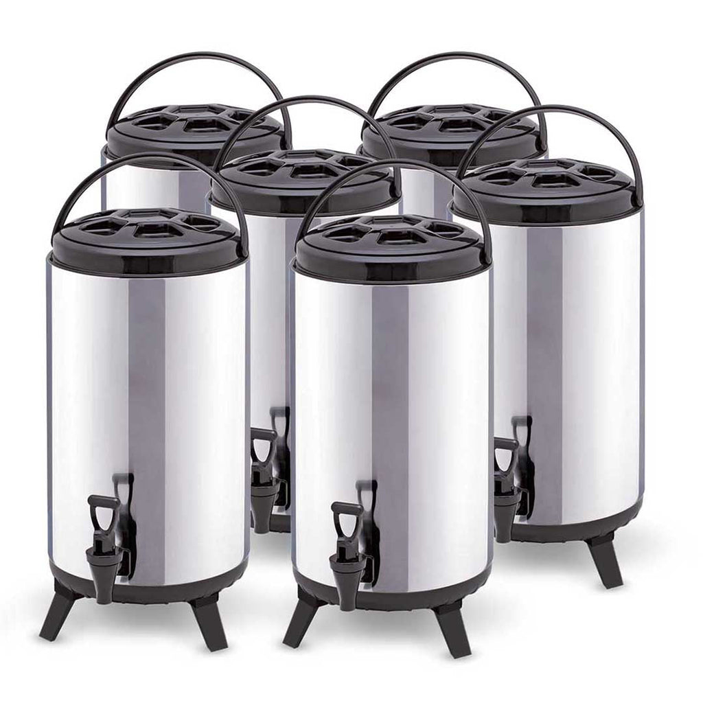 SOGA 6X 14L Portable Insulated Cold/Heat Coffee Tea Beer Barrel Brew Pot With Dispenser $ 530.90
