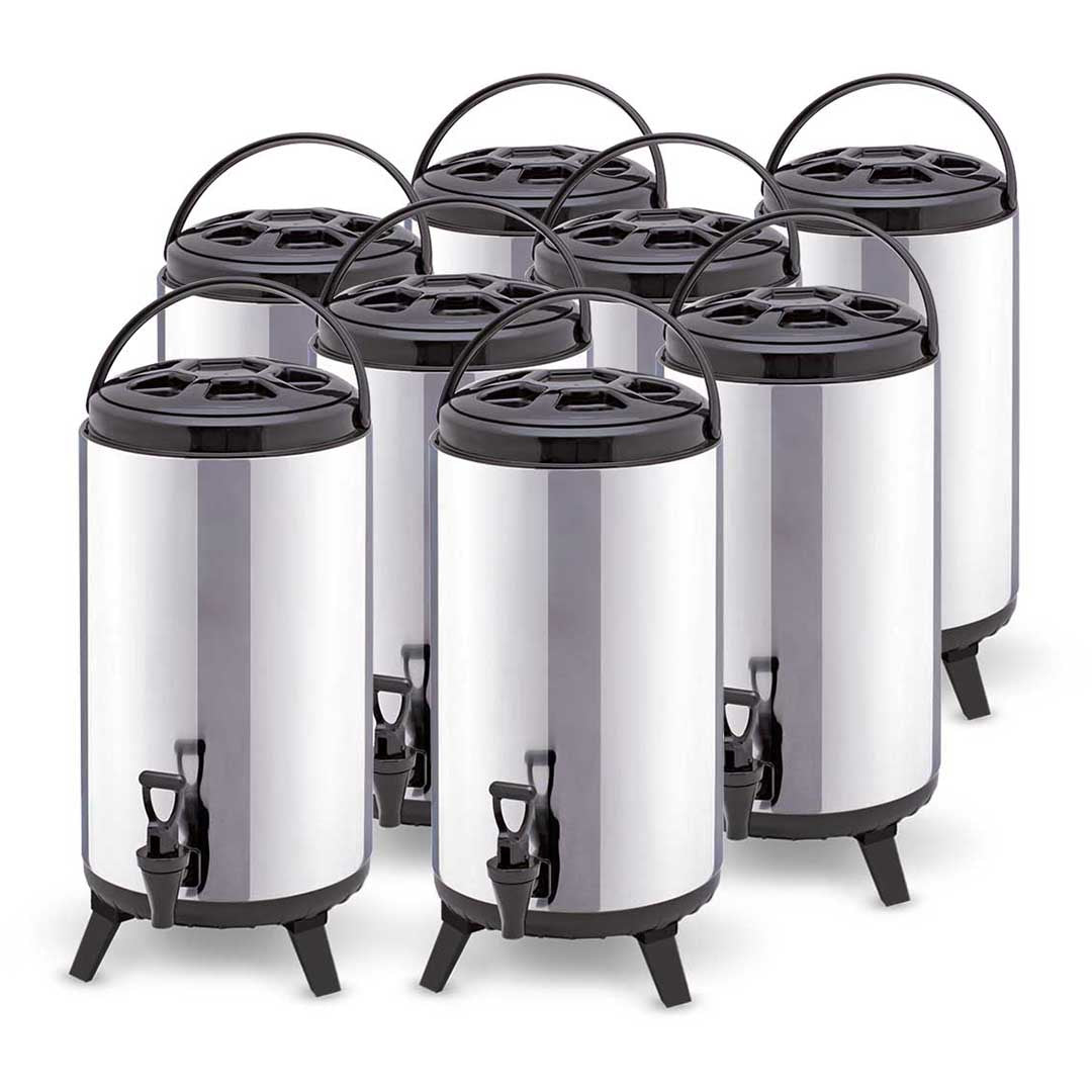 SOGA 8X 14L Portable Insulated Cold/Heat Coffee Tea Beer Barrel Brew Pot With Dispenser $ 691.90