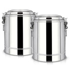 SOGA 2X 12L Stainless Steel Insulated Stock Pot Dispenser Hot & Cold Beverage Container With Tap $ 258.90
