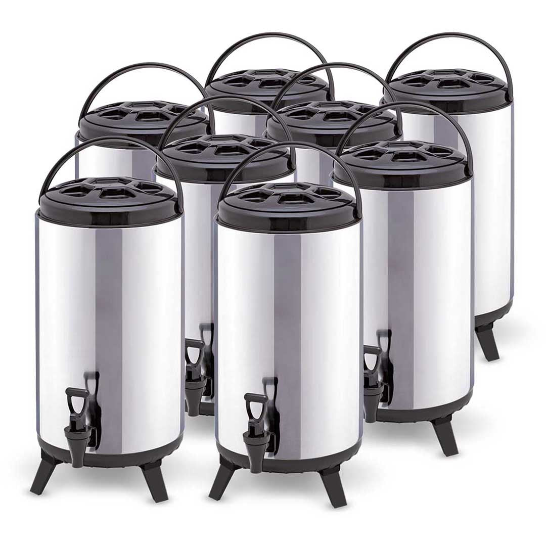 SOGA 8X 16L Portable Insulated Cold/Heat Coffee Tea Beer Barrel Brew Pot With Dispenser $ 732.50