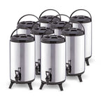 SOGA 8 x 8L Portable Insulated Cold/Heat Coffee Tea Beer Barrel Brew Pot With Dispenser $ 493.90