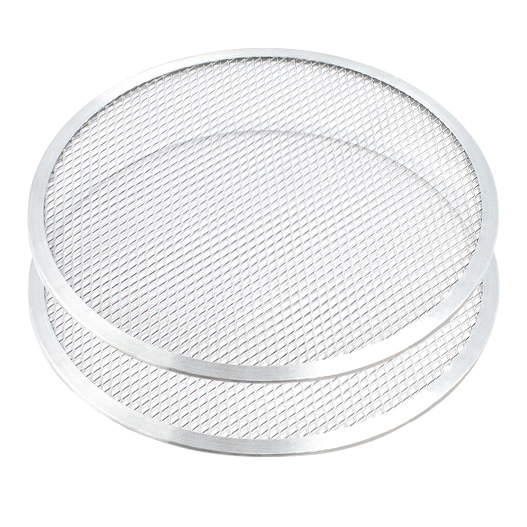 SOGA 2X 9-inch Round Seamless Aluminium Nonstick Commercial Grade Pizza Screen Baking Pan $ 41.50