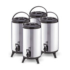 SOGA 4 x 8L Portable Insulated Cold/Heat Coffee Tea Beer Barrel Brew Pot With Dispenser $ 249.90