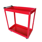 SOGA 2 Tier Tool Storage Cart Portable Service Utility Heavy Duty Mobile Trolley Red $ 99.90