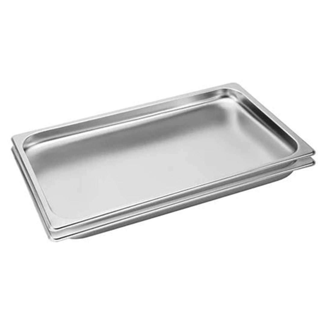 SOGA 2X Gastronorm GN Pan Full Size 1/1 GN Pan 2cm Deep Stainless Steel Tray $ 65.50