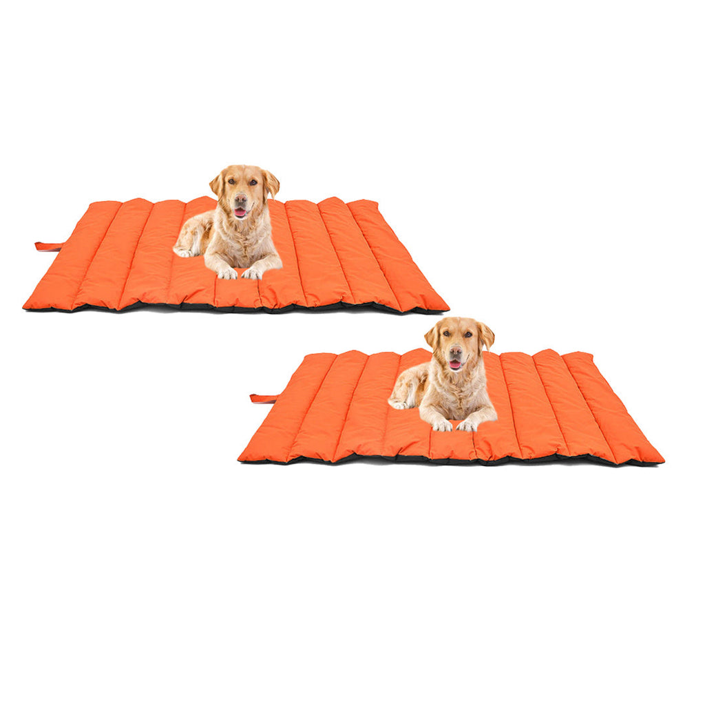 SOGA 2X Grey Camping Pet Mat Waterproof Foldable Sleeping Mattress with Storage Bag Travel Outdoor Essentials $ 97.50