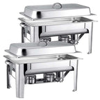 SOGA 2X Stainless Steel Chafing 9L Catering Dish Food Warmer $ 409.90