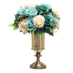 SOGA 28.5cm Transparent Glass Flower Vase Filler with Blue Flower Set $ 111.50
