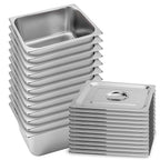 SOGA 12X Gastronorm GN Pan Full Size 1/2 GN Pan 15cm Deep Stainless Steel With Lid $ 377.90
