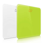 SOGA 2X 180kg Digital Fitness Weight Bathroom Gym Body Glass LCD Electronic Scales White/Green $ 60.90