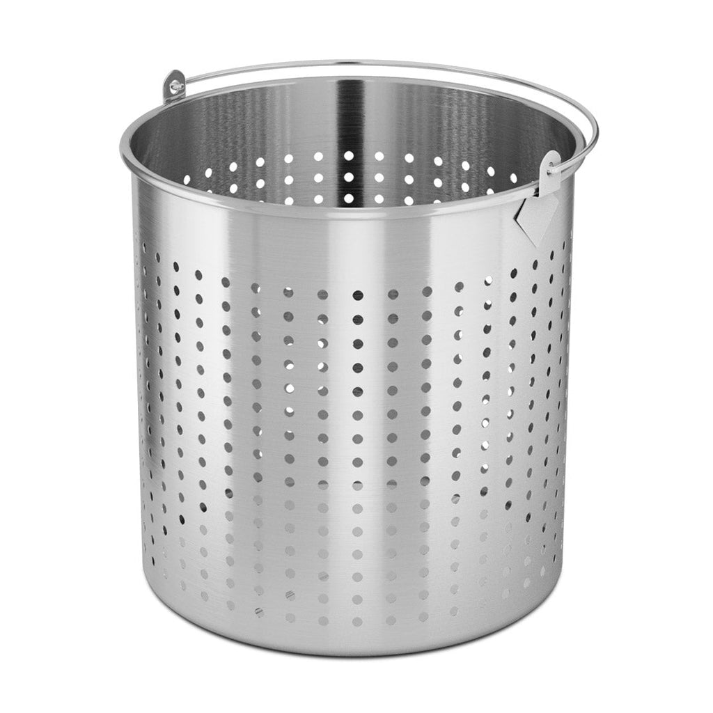 SOGA 98L 18/10 Stainless Steel Perforated Stockpot Basket Pasta Strainer with Handle $ 194.50