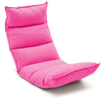 SOGA Foldable Tatami Floor Sofa Bed Meditation Lounge Chair Recliner Lazy Couch Pink $ 159.90
