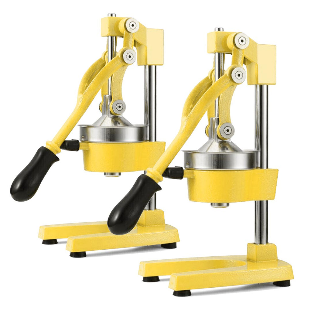 Yellow Commercial Manual Citrus Juicer