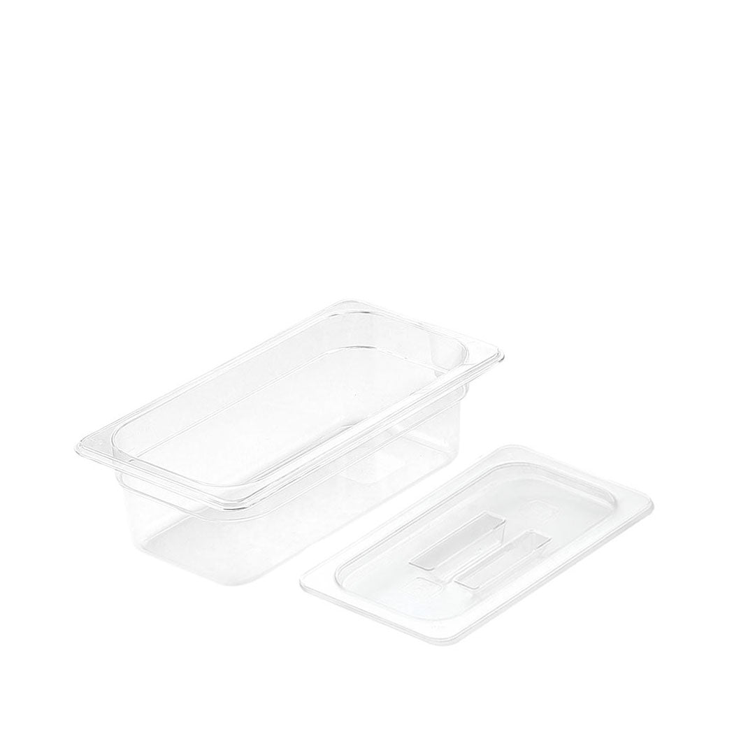 SOGA 100mm Clear Gastronorm GN Pan 1/3 Food Tray Storage with Lid $ 43.50