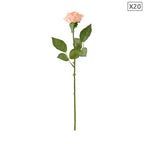 SOGA 20pcs Artificial Silk Flower Fake Rose Bouquet Table Decor Champion $ 77.90