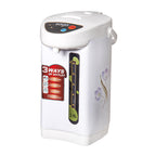 SOGA 3.8L White Plastic Exterior Electric Thermal Pot Dispenser with 3 Dispensing Modes