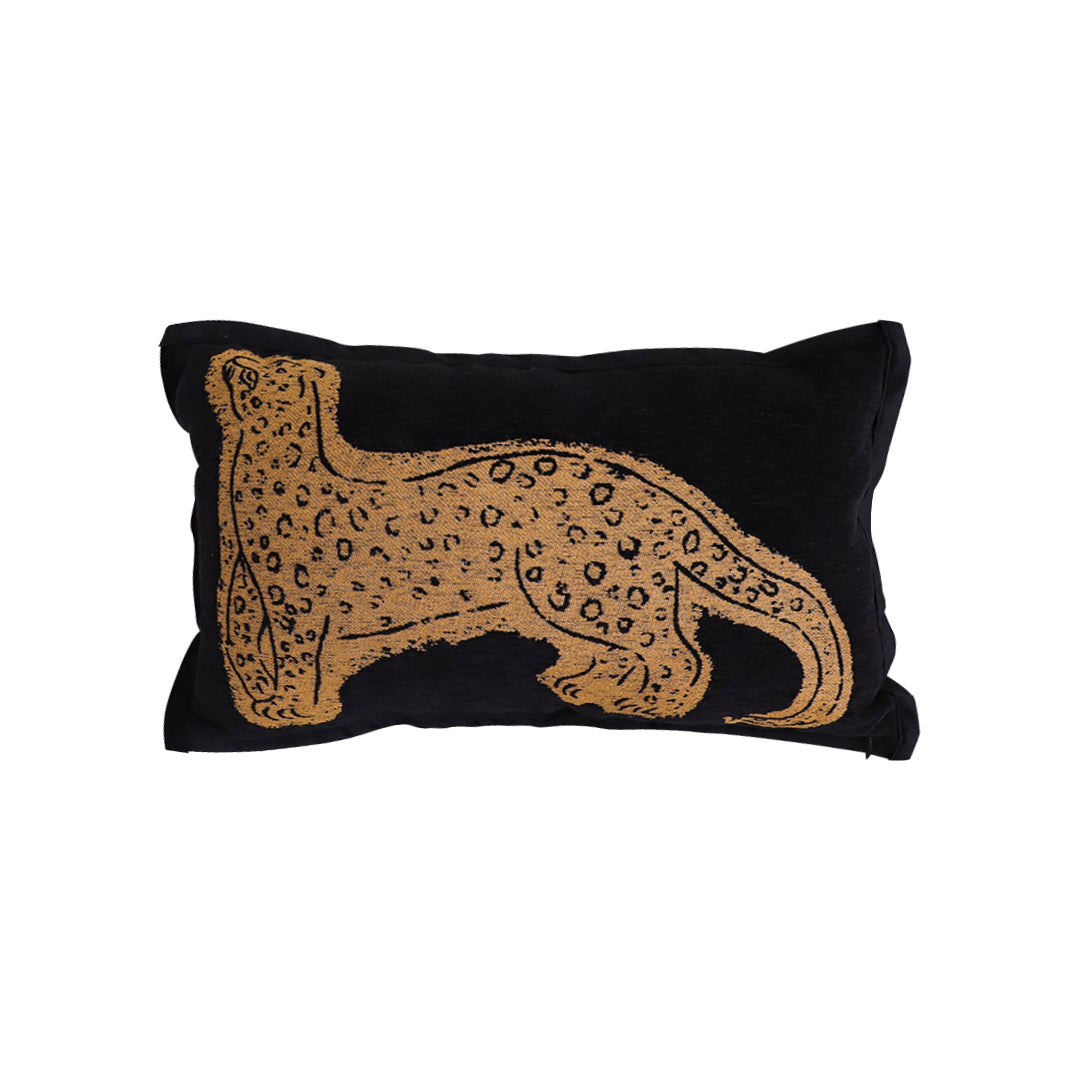 SOGA 30cm Modern Charcoal Gray Leopard Pattern Throw Pillow $ 68.90