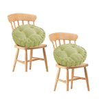 SOGA 2X Green Round Cushion Soft Leaning Plush Backrest Throw Seat Pillow Home Office Decor $ 43.50