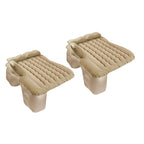 SOGA 2X Beige Ripple Inflatable Car Mattress Portable Camping Air Bed Travel Sleeping Kit Essentials $ 151.50